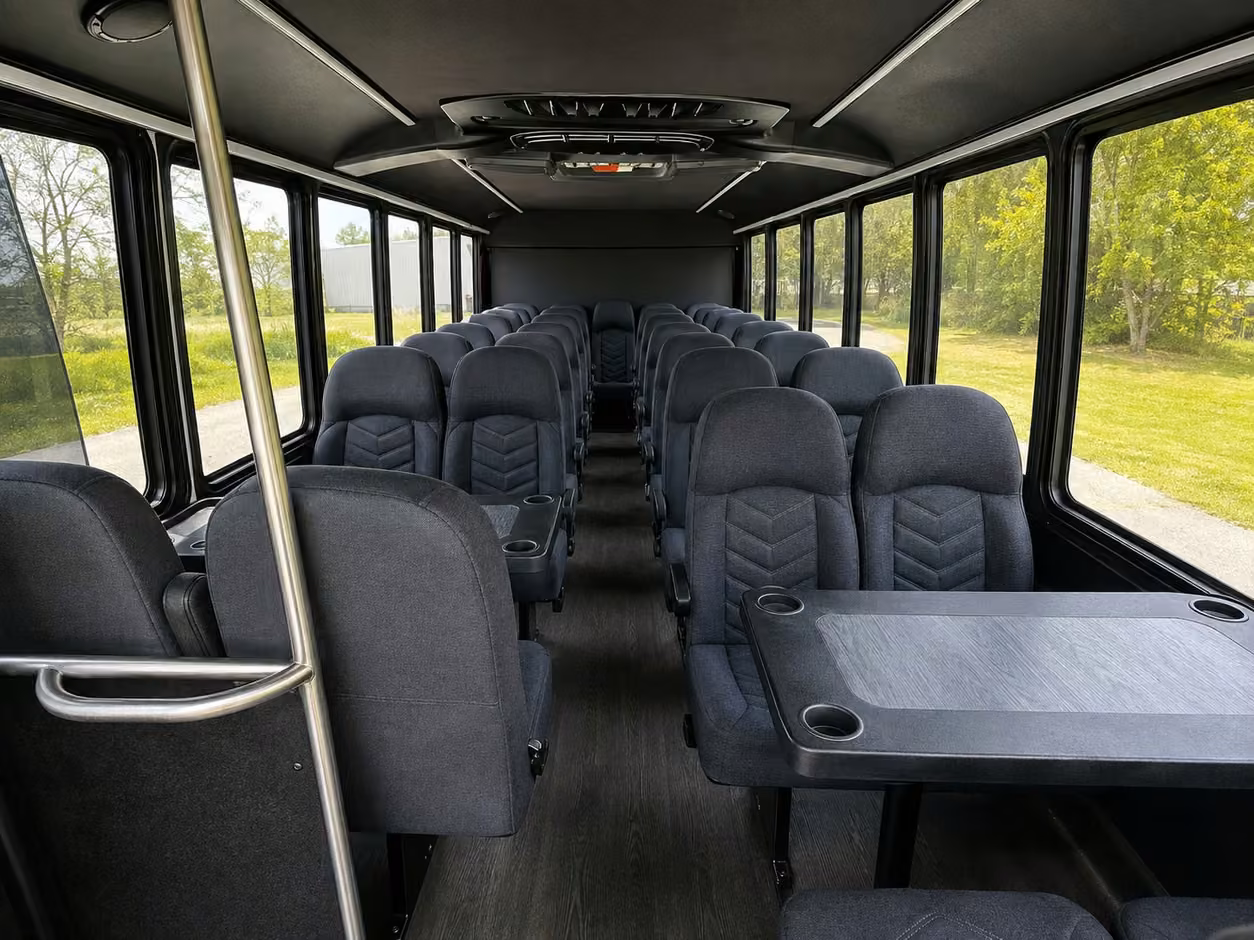 15 35 passenger minibus inside