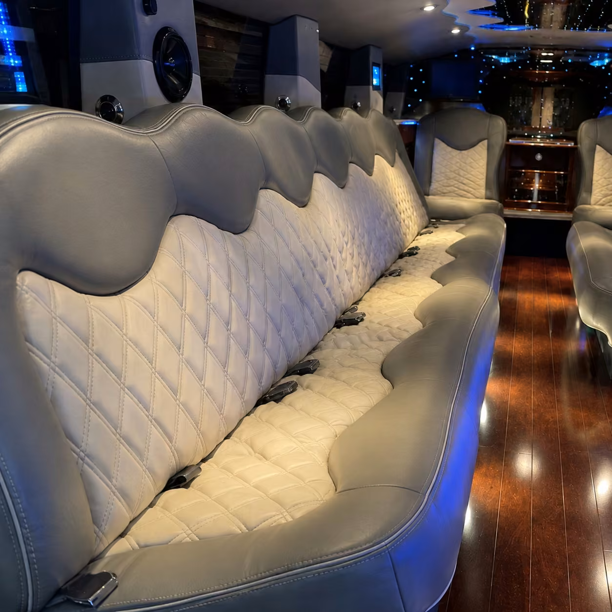 hummer limo interior